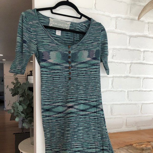 Nick and Mo Knit Space Dye Dress - Picture 6 of 6